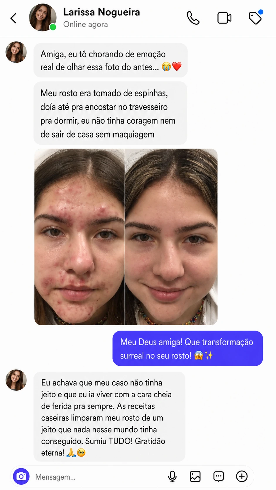 Depoimento de Larissa Nogueira